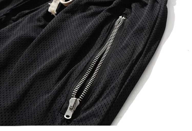 Summer Basketball Shorts Male Casual Sports Shorts Mesh Fitness Short Trousers Breathable Five Points Pant Y2k Running Clothing