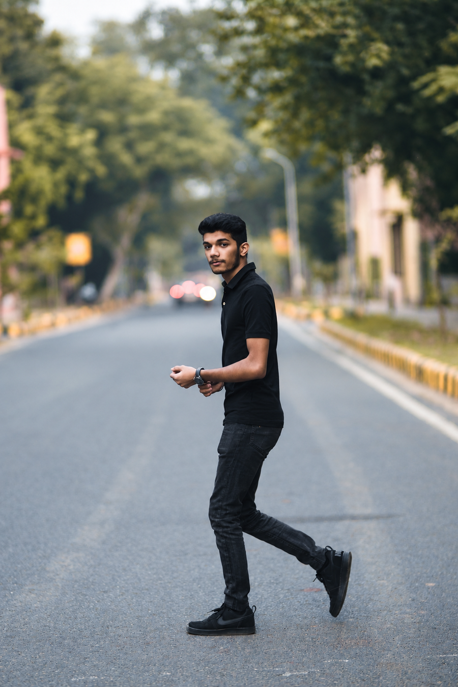 SELFMADE street-style inspiration, softly color-graded editorial photograph
